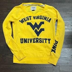 Victoria’s Secret Pink West Virginia University crew sweatshirt